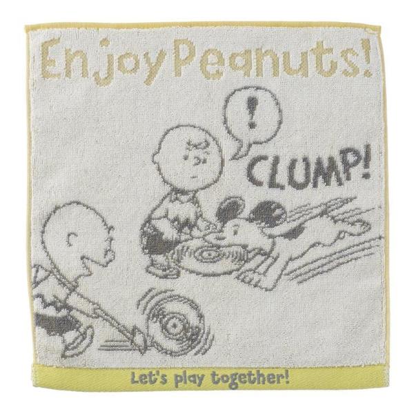 Enjoy Peanuts With Loft ミニタオル エンジョイピーナッツ ７０ｔｈ ディスク スヌーピー