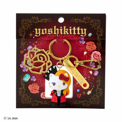 yoshikitty ラバーキーホルダー（レッド）