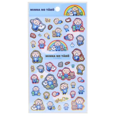 みんなのたあ坊 シールシート 箔押し キャラクターシール レインボー