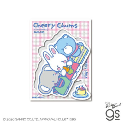 サンリオキャラクターズ ハーフカットステッカー チアリーチャム sanrio スマホ