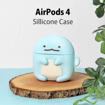 すみっコぐらし AirPods4 シリコンカバー ボールチェーン付き AirPods