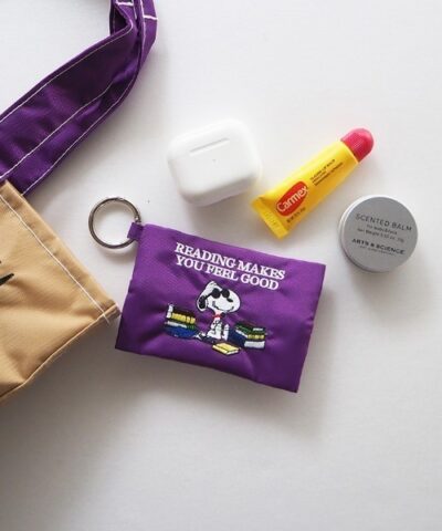 ポーチ PEANUTS 刺繍マルチケース レディース メンズ