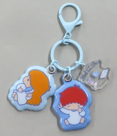 キーホルダー　リトルツインスターズ 3連キーホルダー 「レトロ サンリオキャラクターズ 第5弾」