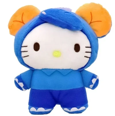 ぬいぐるみマスコット・ぬいぐるみバッジ　ぞうくん×ディアダニエル 着ぐるみマスコット 「たべっ子どうぶつ THE MOVIE×サンリオキャラクターズ」