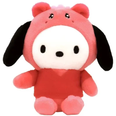 ぬいぐるみマスコット・ぬいぐるみバッジ　かばちゃん×ポチャッコ 着ぐるみマスコット 「たべっ子どうぶつ THE MOVIE×サンリオキャラクターズ」