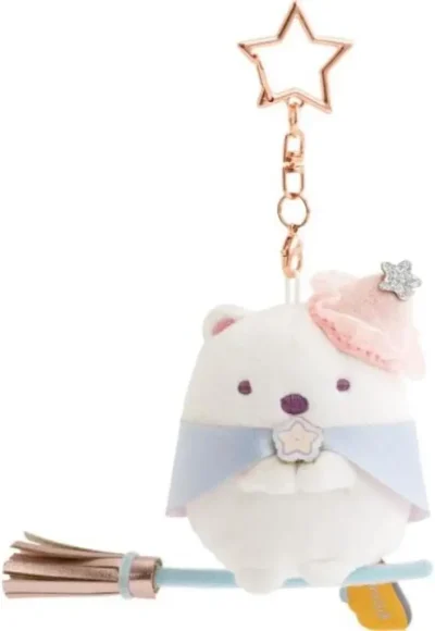 ぬいぐるみマスコット・ぬいぐるみバッジ　しろくま(マジカルハロウィン) ぶらさげぬいぐるみ 「すみっコぐらし」