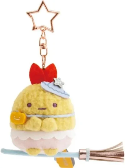 ぬいぐるみマスコット・ぬいぐるみバッジ　えびふらいのしっぽ(マジカルハロウィン) ぶらさげぬいぐるみ 「すみっコぐらし」