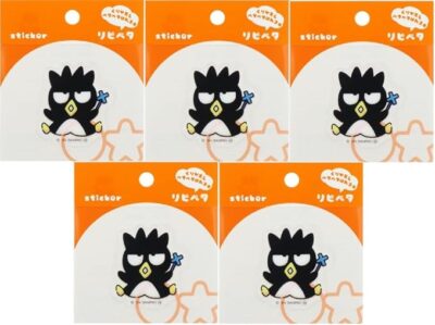 サンスター文具 リピペタ バッドばつ丸 グッズ シール ステッカー 【5個セット】 S8544409