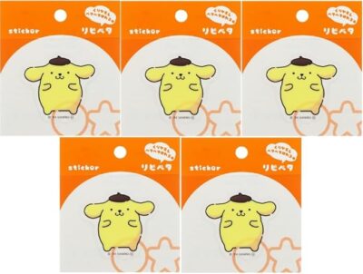 サンスター文具 リピペタ ポムポムプリン グッズ シール ステッカー 【5個セット】 S8544417