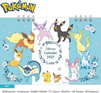 エンスカイ 卓上 ポケットモンスター 2027年カレンダー 18×13cm 27CL-8