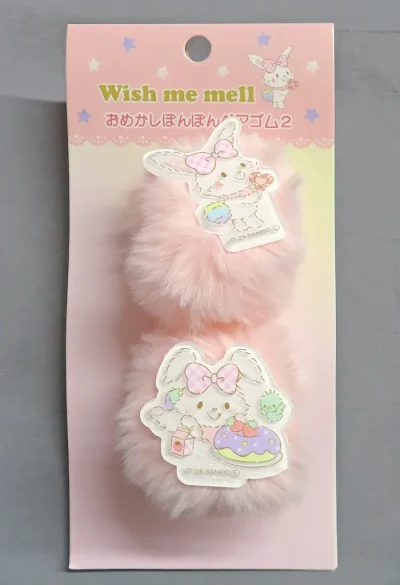 アクセサリー(非金属)　ウィッシュミーメル おめかしぽんぽんペアゴム2 「サンリオキャラクターズ」