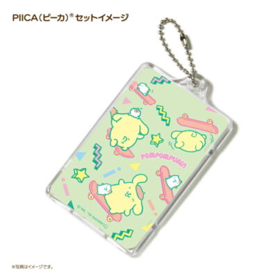 ポムポムプリン POP80s PIICA (ピーカ)＋クリアパスケース