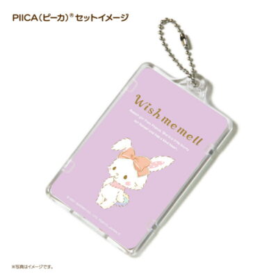 ウィッシュミーメル ピーカ+ICカードホルダー ( クリアパスケース )