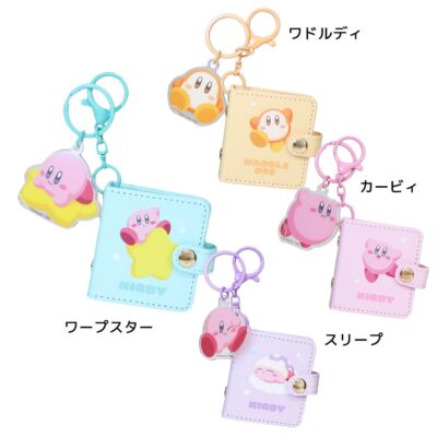 星のカービィ キーホルダー ミニシール手帳チャーム ワープスター /