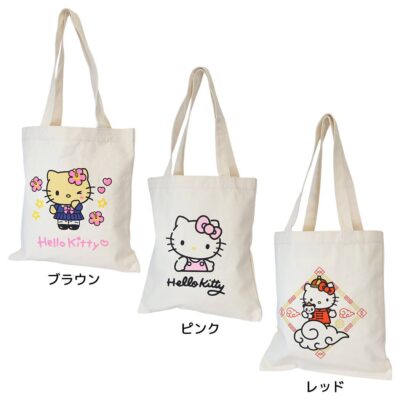 ハローキティ トートバッグ ハローキティ プリント トートバッグ