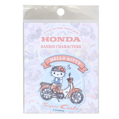 ハローキティxHONDA ビニールシール ダイカットステッカー Super Cub
