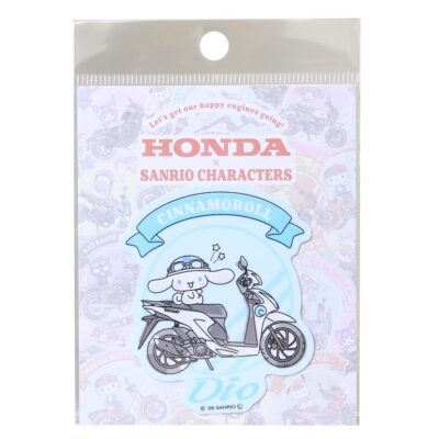 シナモロールxHONDA ビニールシール ダイカットステッカー Dio サンリオ