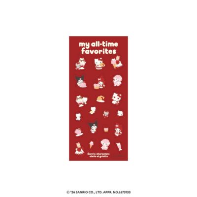 【10/9(金)以降 順次発送予定】『my all-time favorites』 クリアマルチシール