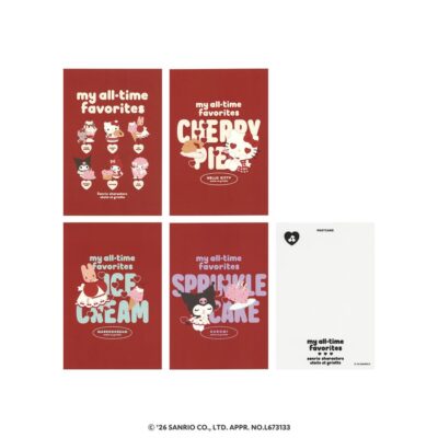 【10/9(金)以降 順次発送予定】『my all-time favorites』 ポストカードセットA