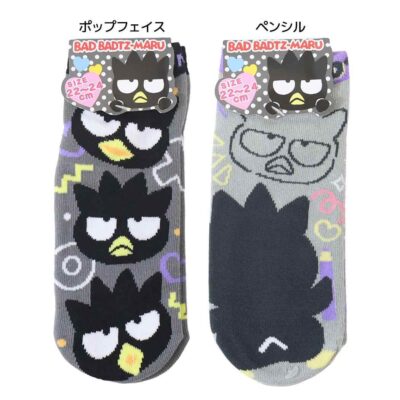 バッドばつ丸 レディースソックス 女性用靴下 ソックス 22-24cm