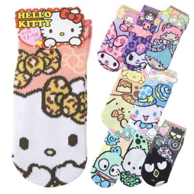 サンリオキャラクターズ 子供用靴下 キッズソックス 13-18cm アニマルファッション