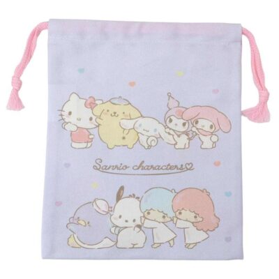サンリオキャラクターズ 巾着袋 巾着S パープル Sanrio