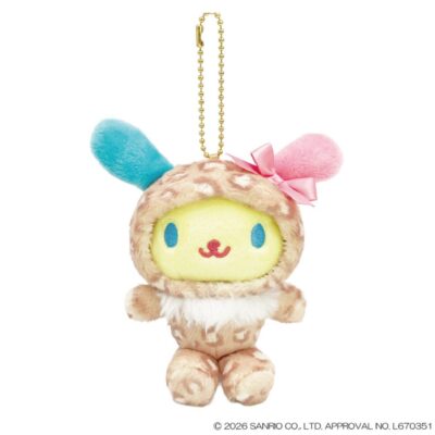 ウサハナ マスコット ミニぬいぐるみボールチェーン レオパード サンリオ