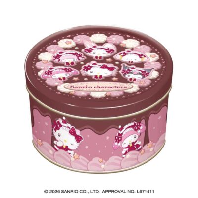 サンリオキャラクターズ クリスマスお菓子 ホールケーキ缶 HolidayLolita Sanrio