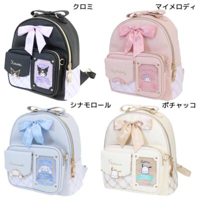 クロミ バックパック 合皮 チェック プレート