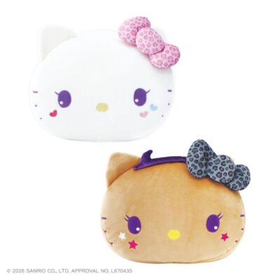 2月下旬入荷 予約 新商品 ハローキティ クッション 天使小悪魔 もっちりフェイスクッション H34.5cm×W29.0cm×D9.0cm ティーズファクトリー メーカー公式