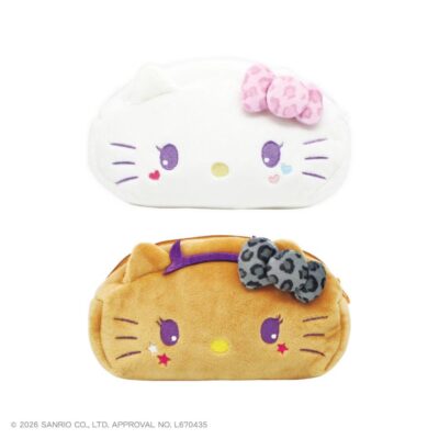 2月下旬入荷 予約 新商品 ハローキティ ポーチ 天使小悪魔 ぬいぐるみフェイスペンポーチ ティーズファクトリー メーカー公式
