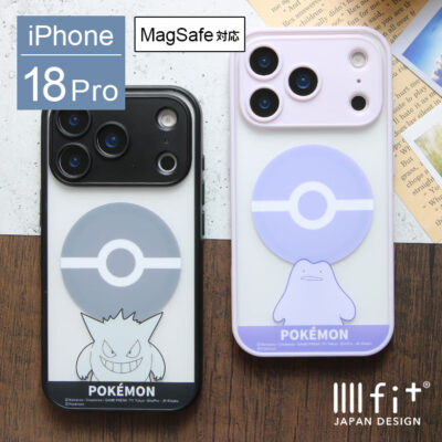 ポケットモンスター iPhone18Pro 6.3inch マグセーフ 透明カバー