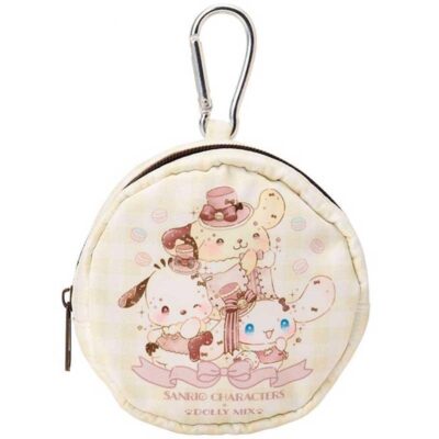 サンリオ キャラクターズ×DOLLY MIX ミラー付きカラビナポーチ イエロー