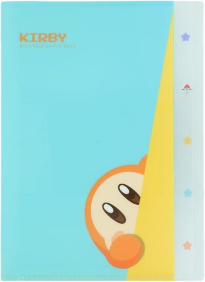 サンスター文具 星のカービィ グッズ ダイカットクリアファイル5ポケット ワドルディ S2178338