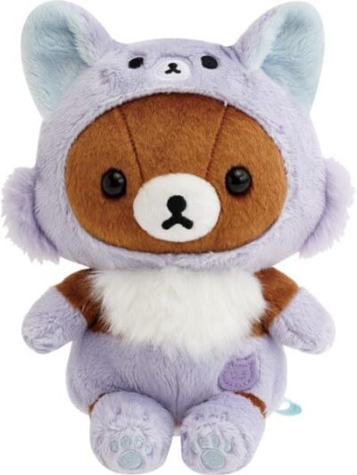サンエックス(San-X) リラックマ 『リラックマとアワワネコ』 あつめてぬいぐるみ チャイロイコグマ MV92401 H195×W125×D105mm