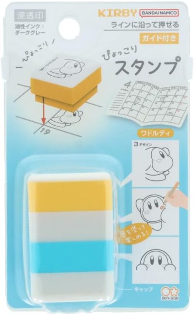 サンスター文具 星のカービィ グッズ ぴょっこりスタンプ ワドルディ S3223728