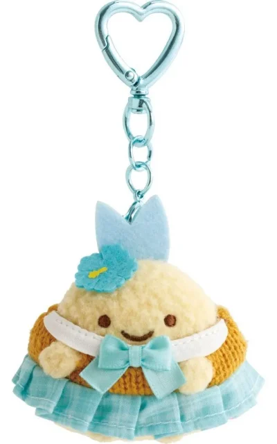 ぬいぐるみマスコット・ぬいぐるみバッジ　あじふらいのしっぽ(あげギャル?) すみっコハイスクール ぶらさげぬいぐるみ 「すみっコぐらし」