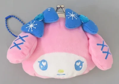 バッグ　マイメロディ ミニがま口ポーチ ブルーウィンター 「サンリオキャラクターズ」