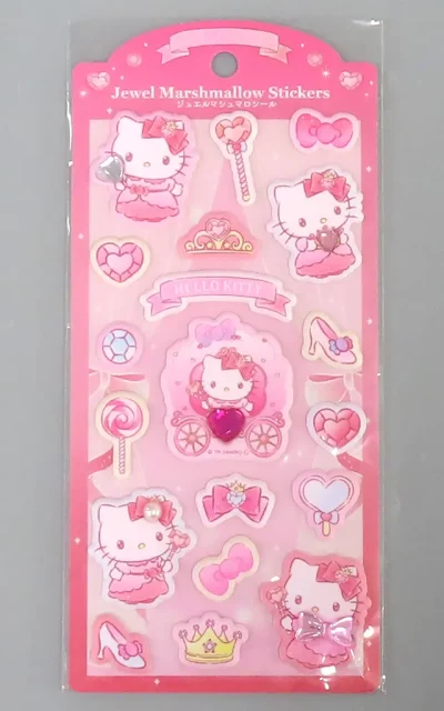 シール・ステッカー　ハローキティ ジュエルマシュマロシール スパークルジュエル 「サンリオキャラクターズ」
