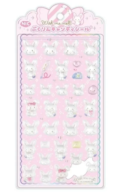 シール・ステッカー　メル(ウィッシュミーメル) ぷくりんキャンディシール 「サンリオキャラクターズ」