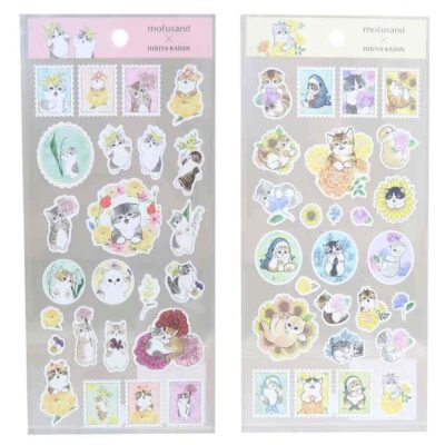 シールシート mofusand × 日比谷花壇 コットンシール