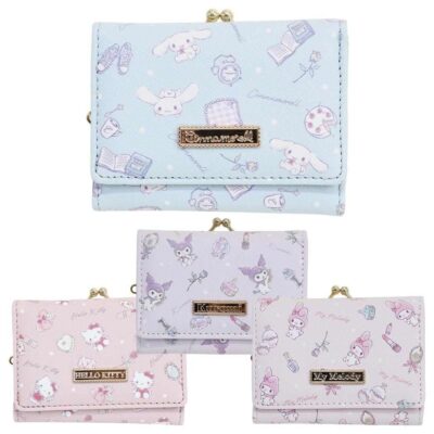 サンリオキャラクターズ 三つ折り財布 口金財布 シナモロール /