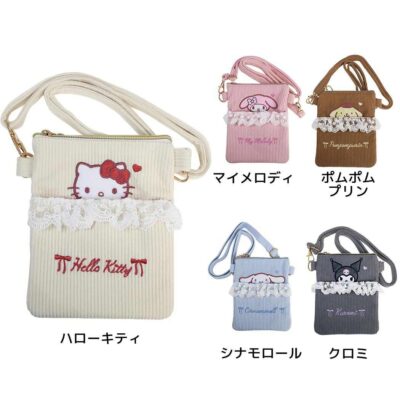 サンリオ ショルダーバッグ フリル付き ショルダー ポシェット