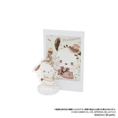DOLLY MIXホワイトマカロンプリンスデザイン ちゅあスタ(ミニチュアアクリルスタンド)＆カードセット ポチャッコ[ムービック]《発売済・在庫品》