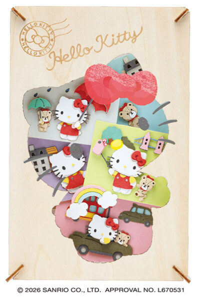 ペーパーシアター -ウッドスタイル- サンリオキャラクターズ PT-WL38 Hello Kitty[エンスカイ]《１２月予約》