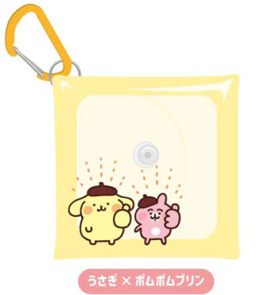 マルチクリアケース SSサイズ カナヘイの小動物×サンリオキャラクターズ03 うさぎ × ポムポムプリン