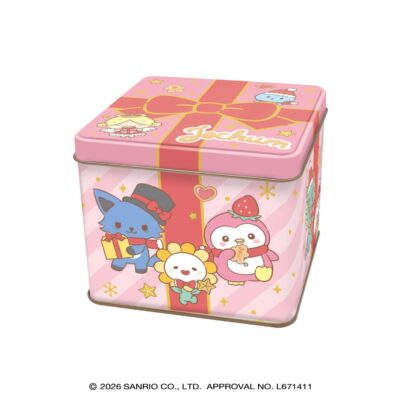 JOCHUM クリスマスお菓子 プレゼントBOX缶 サンリオ ハート