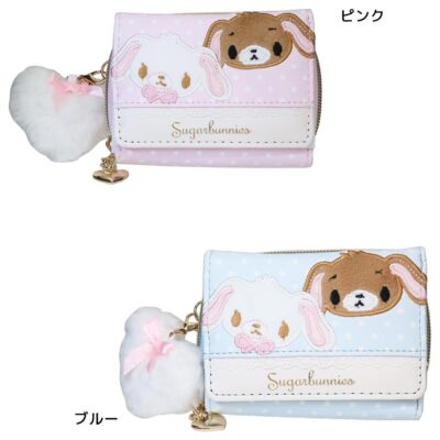 シュガーバニーズ 財布 合皮ドットミニ財布 ピンク /