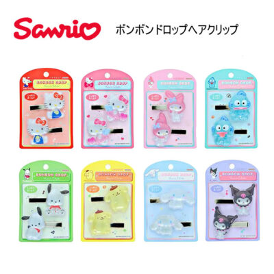 ボンボンドロップ ヘアクリップ サンリオ ハローキティ サンスター文具