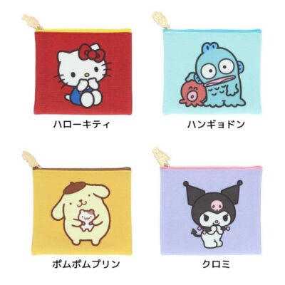 サンリオキャラクターズ 平ポーチ フラットニットポーチ ハローキティ /